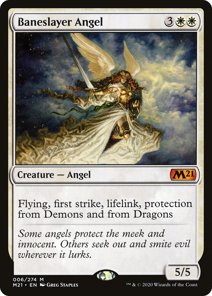 Baneslayer Angel [Core Set 2021] Foil