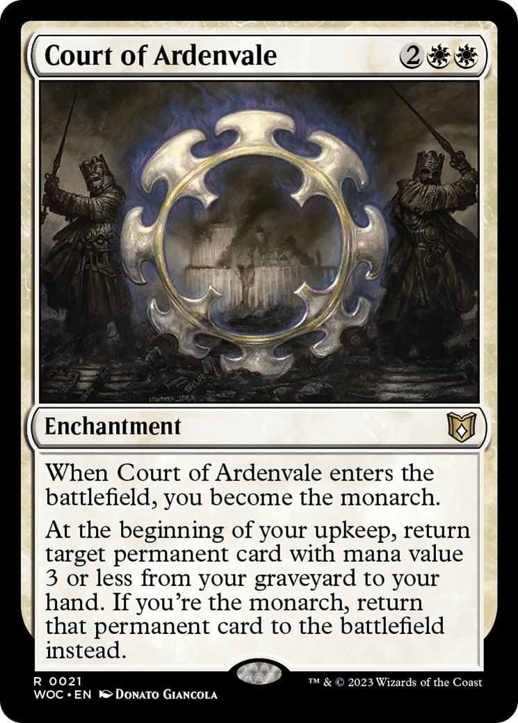 Court of Ardenvale [Wilds of Eldraine Commander] Foil
