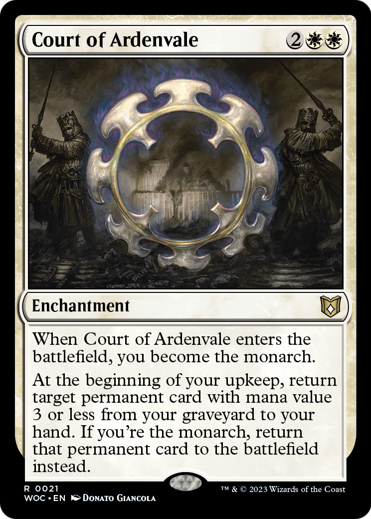 Court of Ardenvale [Wilds of Eldraine Commander] Foil