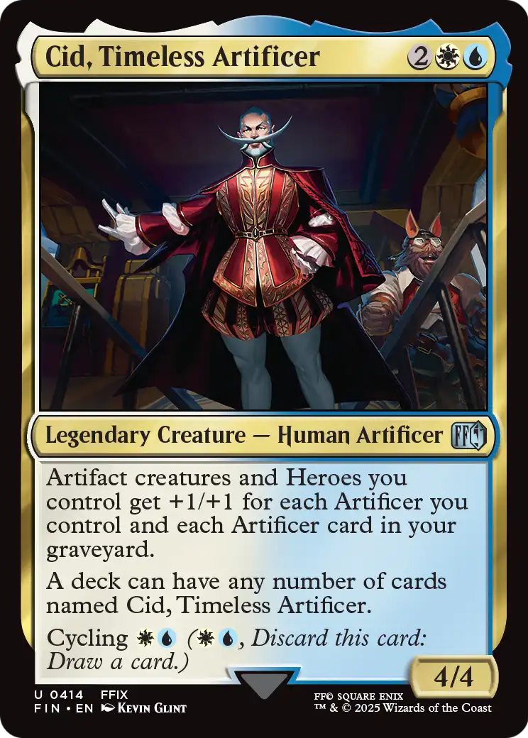 Cid, Timeless Artificer (0414) (414) [FINAL FANTASY]  Foil