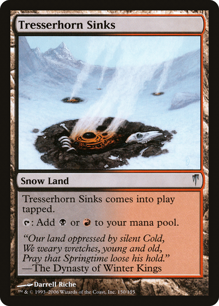 Tresserhorn Sinks [Coldsnap] Foil