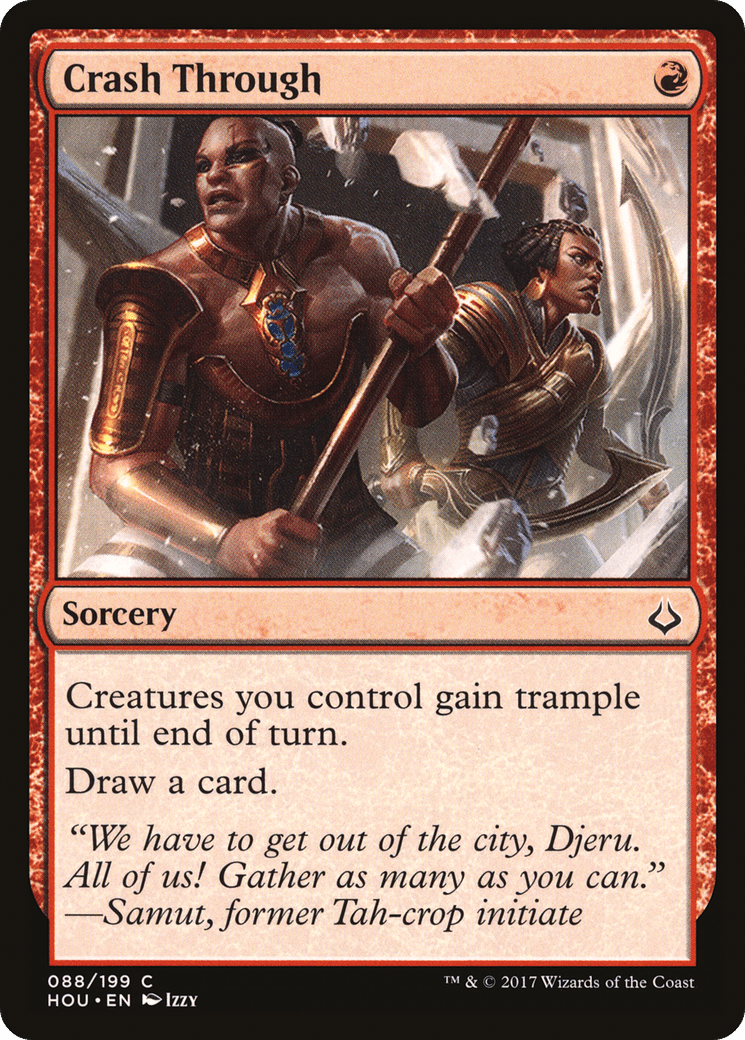 Crash Through [Hour of Devastation] Foil