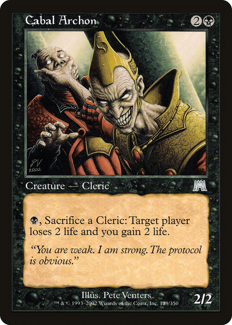 Cabal Archon [Onslaught] Foil