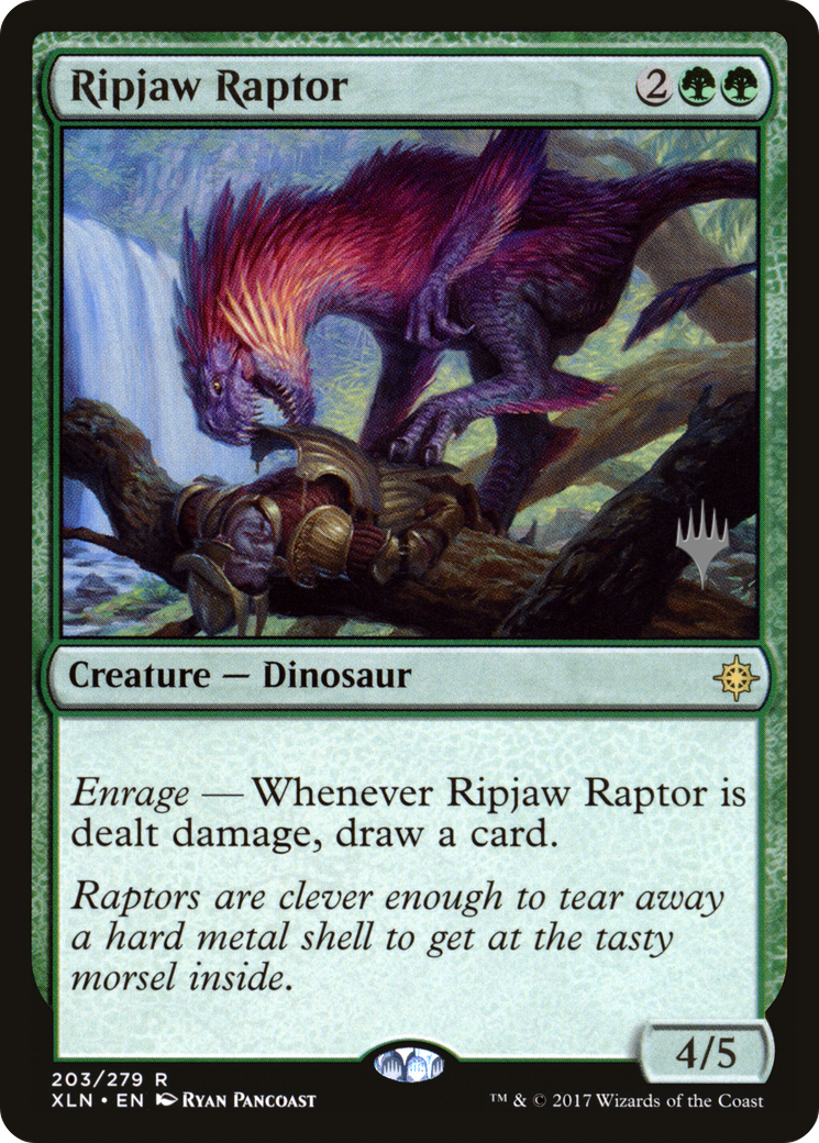 Ripjaw Raptor (Promo Pack) [Ixalan Promos] Foil