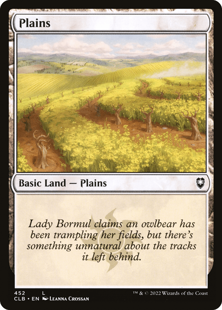 Plains (452) [Commander Legends: Battle for Baldur's Gate] Foil