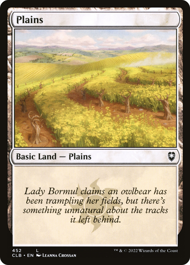 Plains (452) [Commander Legends: Battle for Baldur's Gate] Foil