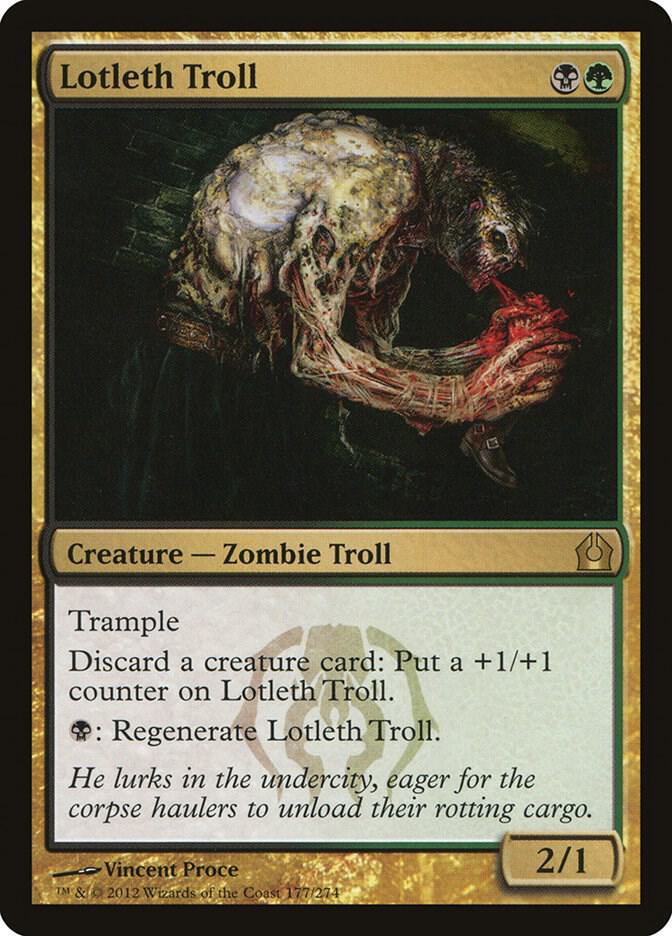Lotleth Troll 177/274 (Return to Ravnica)  - Foil