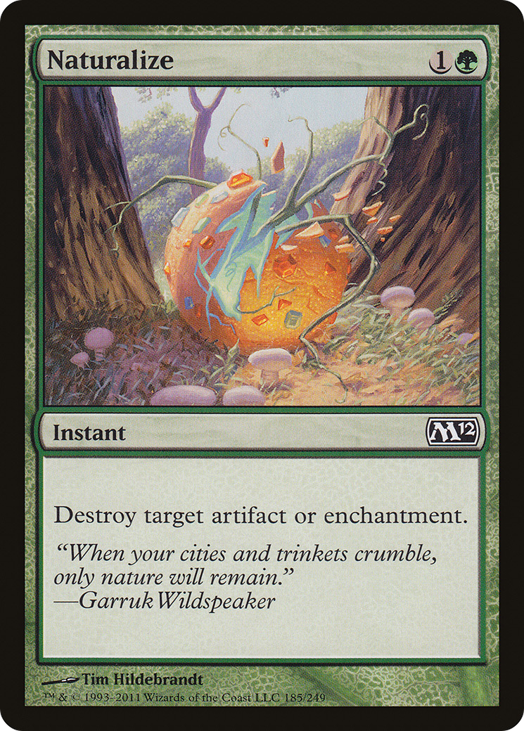 Naturalize [Magic 2012] Foil