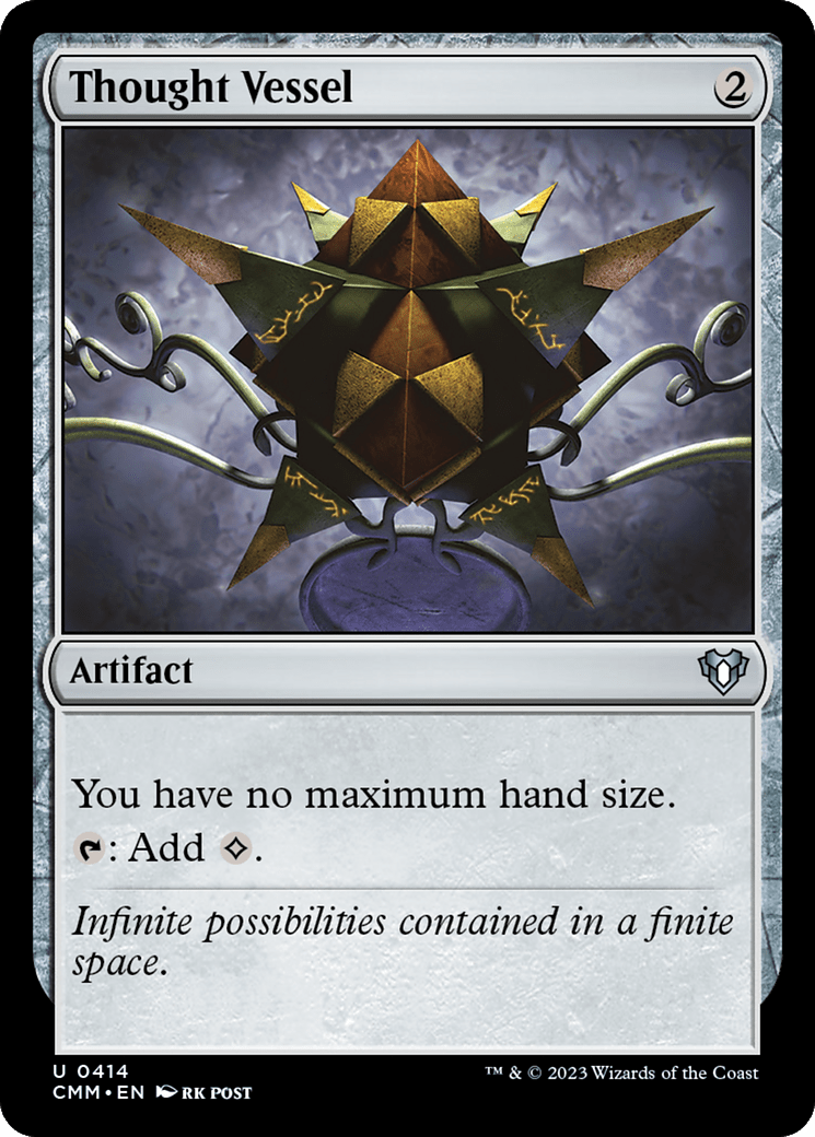 Thought Vessel [Commander Masters] Foil