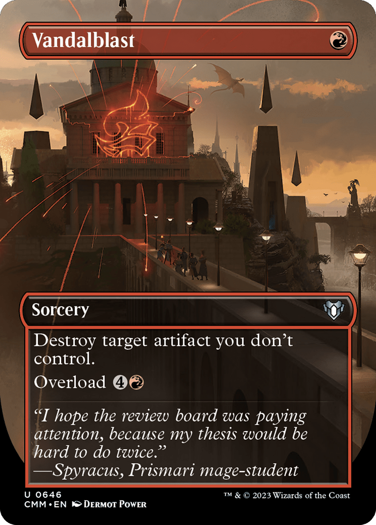 Vandalblast (Borderless Alternate Art) [Commander Masters] Foil