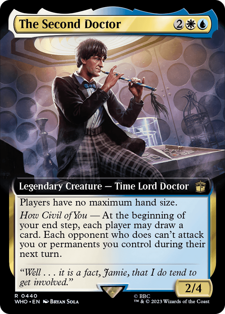The Second Doctor (Extended Art) [Doctor Who] Foil