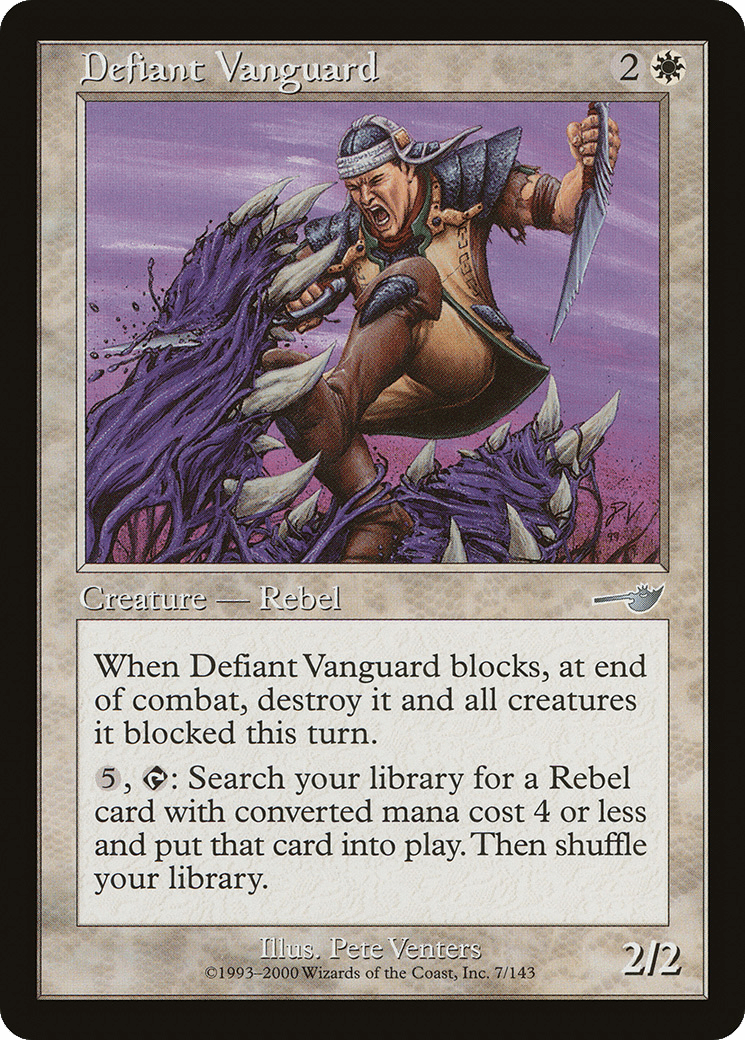 Defiant Vanguard [Nemesis] Foil