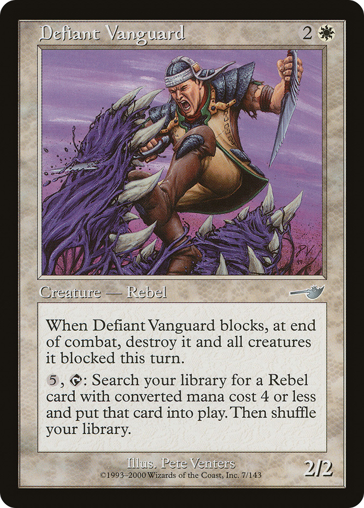 Defiant Vanguard [Nemesis] Foil
