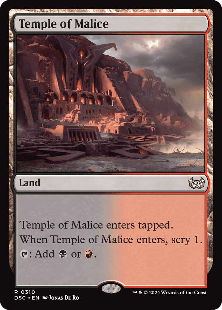 Temple of Malice [Duskmourn: House of Horror Commander]