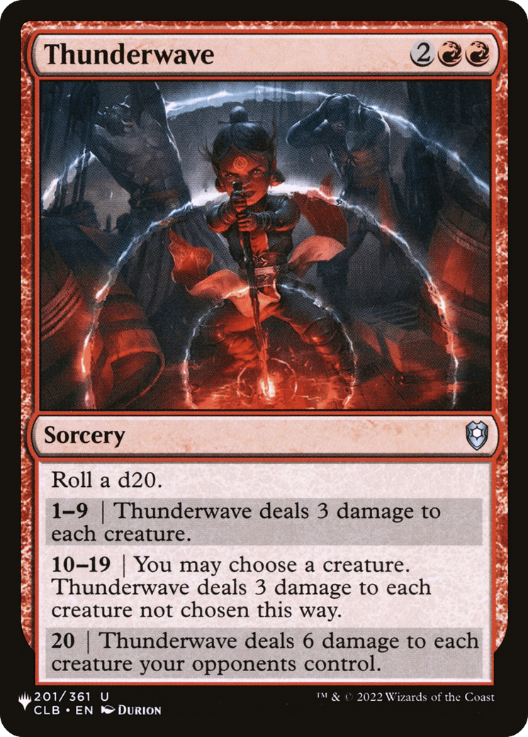Thunderwave |  (CLB-201) [The List]