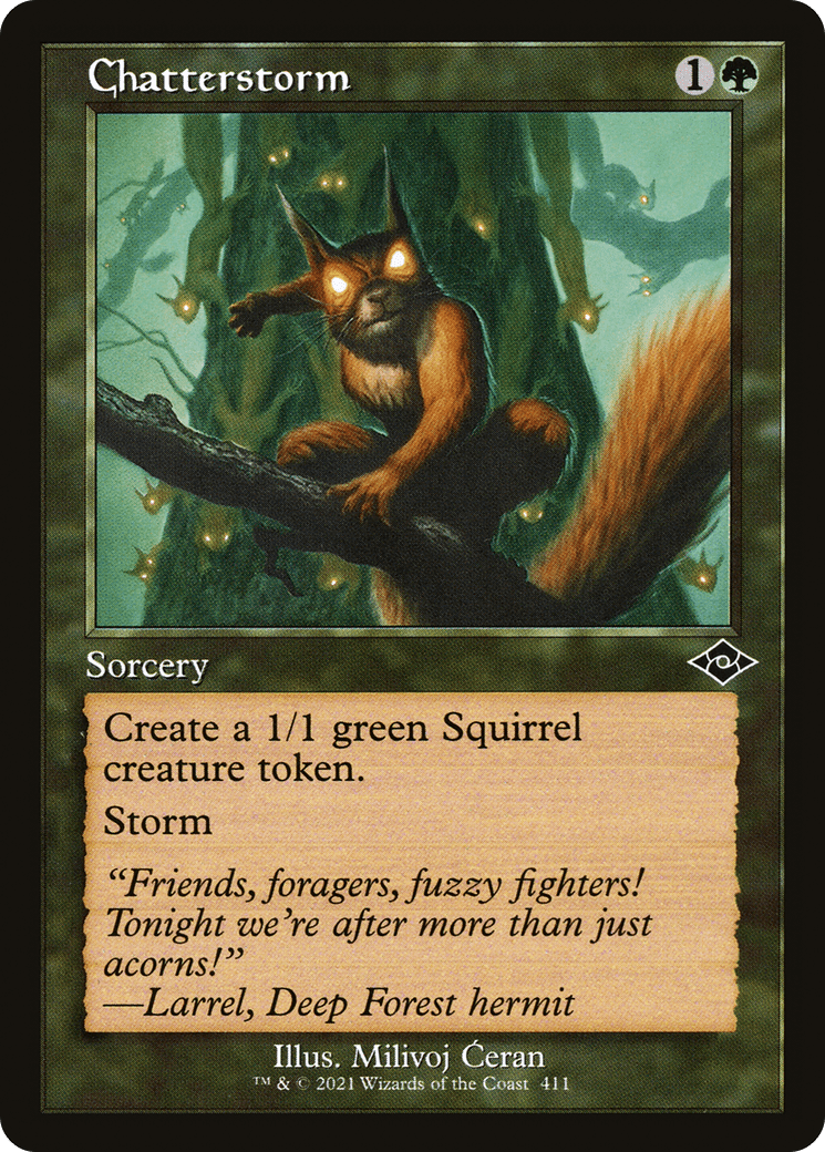 Chatterstorm (Retro) [Modern Horizons 2] Foil