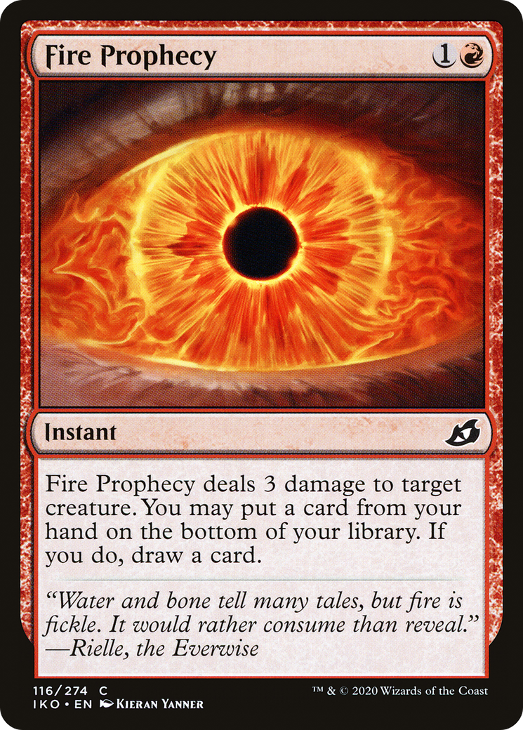 Fire Prophecy [Ikoria: Lair of Behemoths] Foil