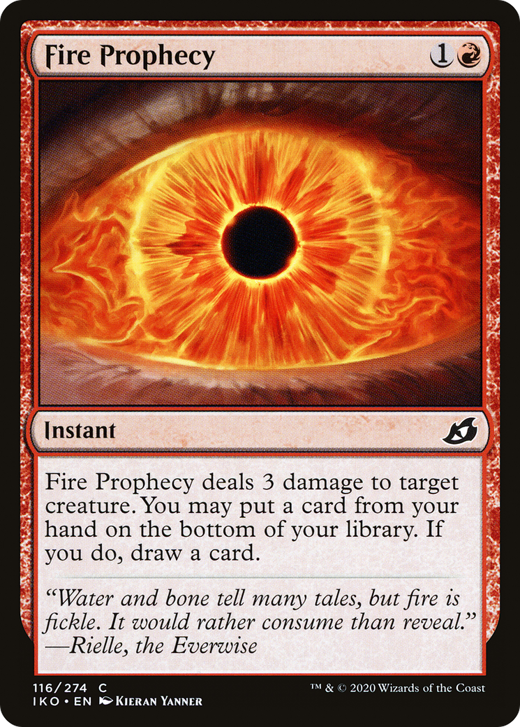 Fire Prophecy [Ikoria: Lair of Behemoths] Foil