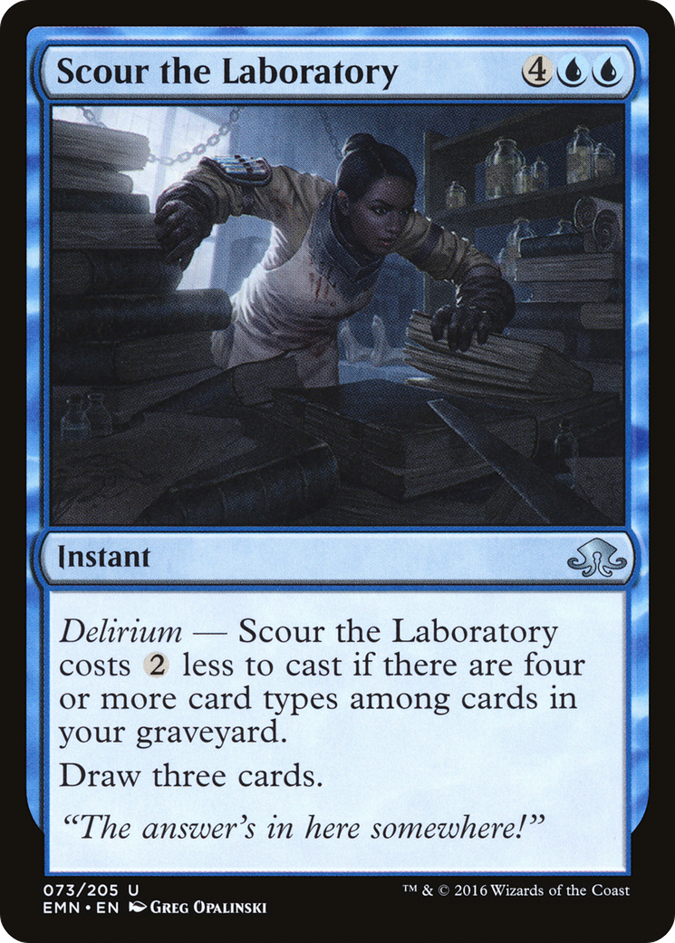 Scour the Laboratory [Eldritch Moon] Foil