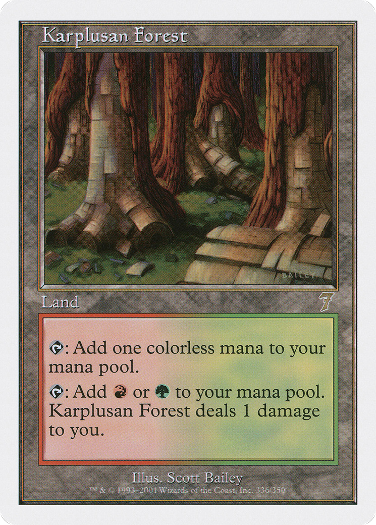 Karplusan Forest [Seventh Edition] Foil