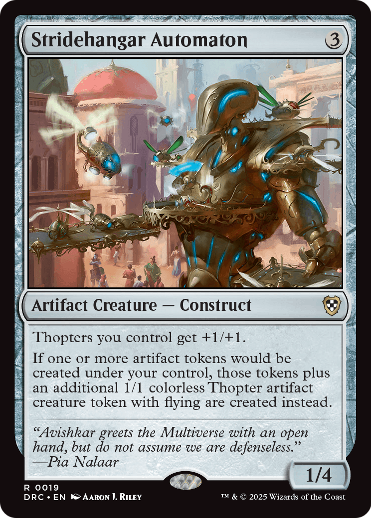 Stridehangar Automaton (-019) [Commander: Aetherdrift]