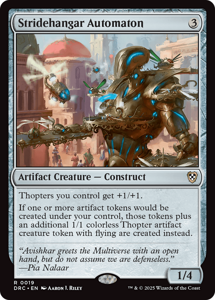Stridehangar Automaton (-019) [Commander: Aetherdrift]
