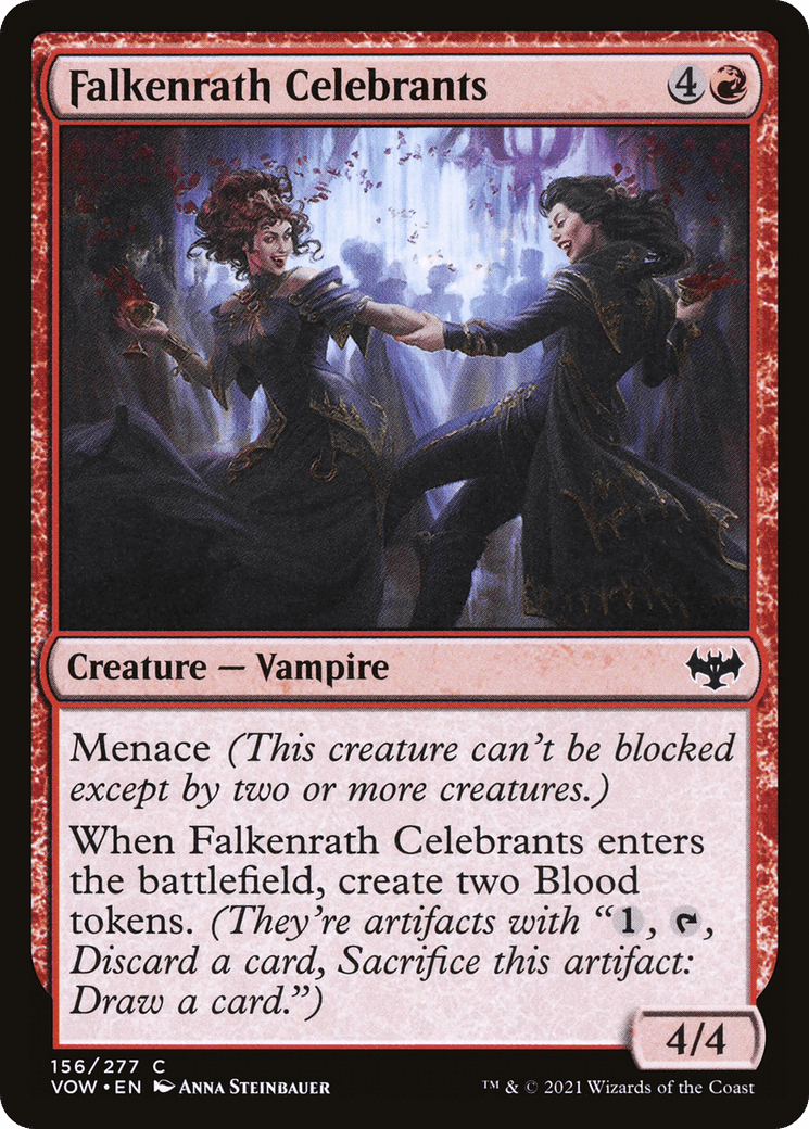 Falkenrath Celebrants [Innistrad: Crimson Vow] Foil