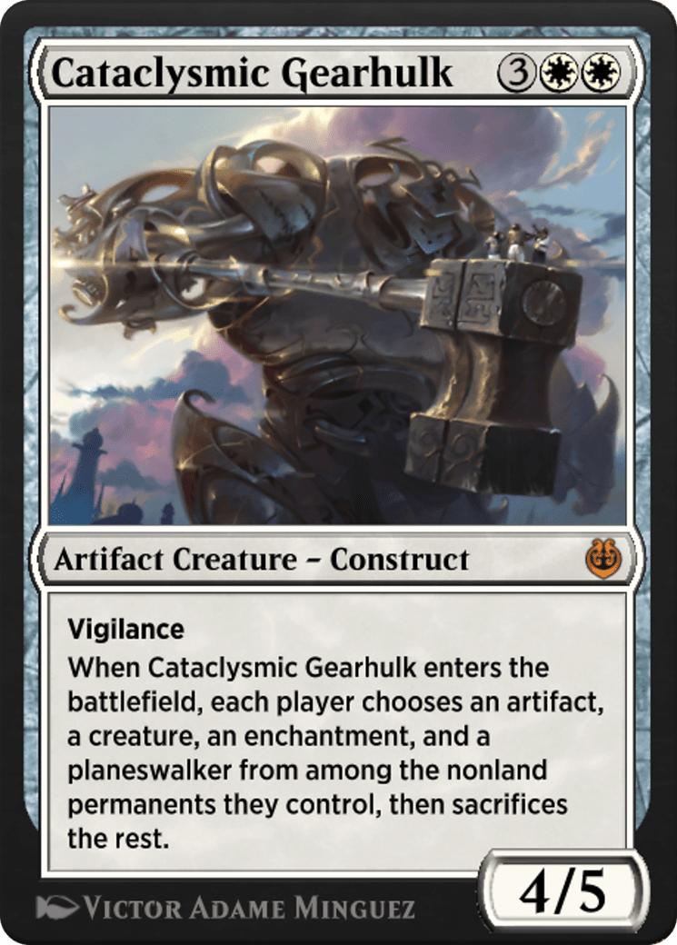 Cataclysmic Gearhulk (KLR-012) - Kaladesh Remastered