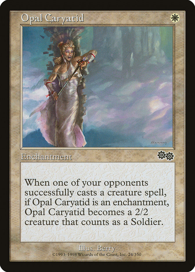 Opal Caryatid 24/350 (Urza's Saga) 