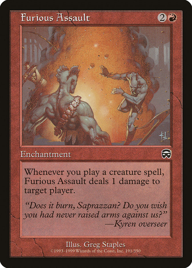 Furious Assault 191/350 (Mercadian Masques) 