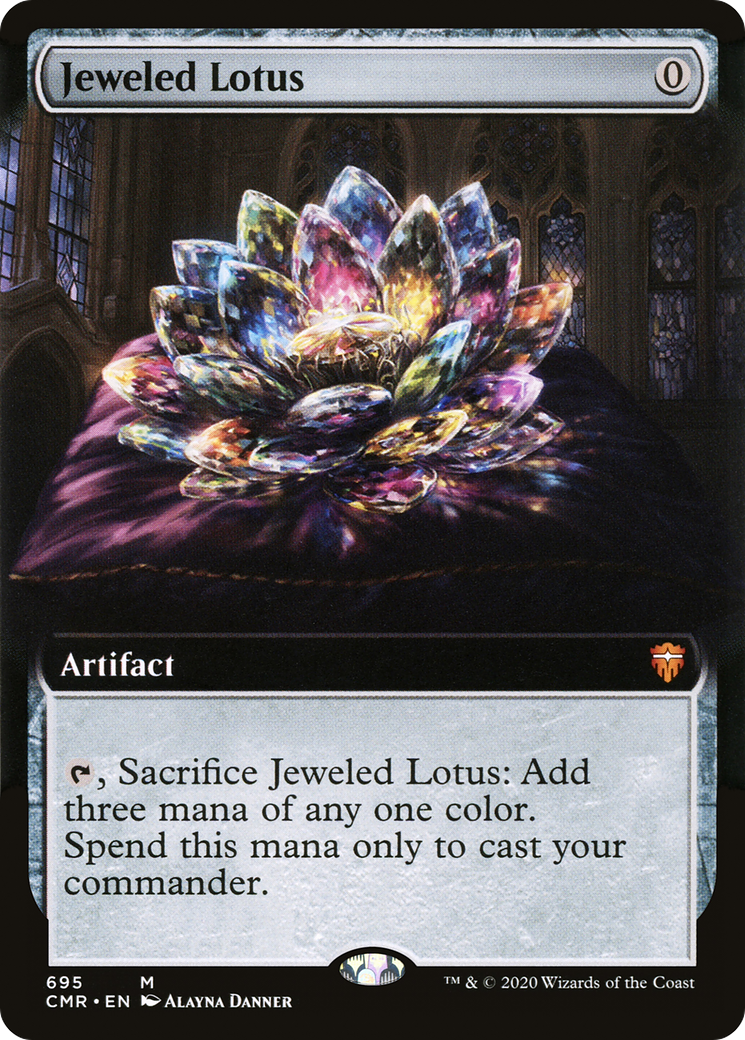 Jeweled Lotus (Extended Art) [Commander Legends] Foil