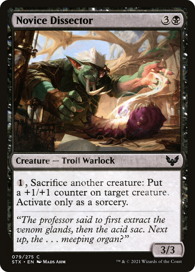 Novice Dissector [Strixhaven: School of Mages] Foil