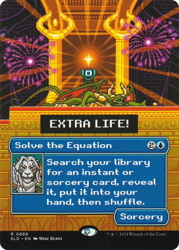 Solve the Equation (SLD-886) - Secret Lair Drop (Borderless) Foil