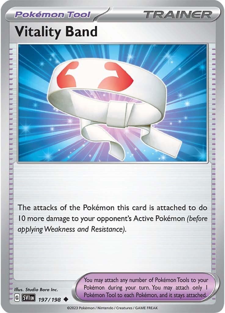 Vitality Band 197- SV01 Scarlet & Violet Base Set Reverse Holofoil
