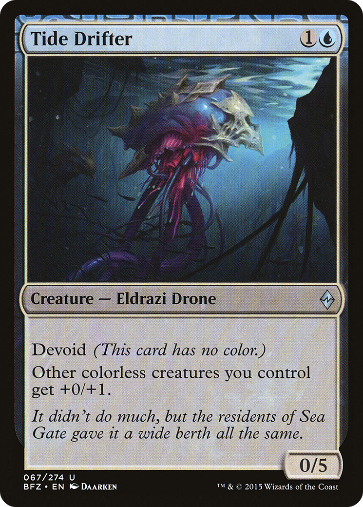 Tide Drifter [Battle for Zendikar] Foil