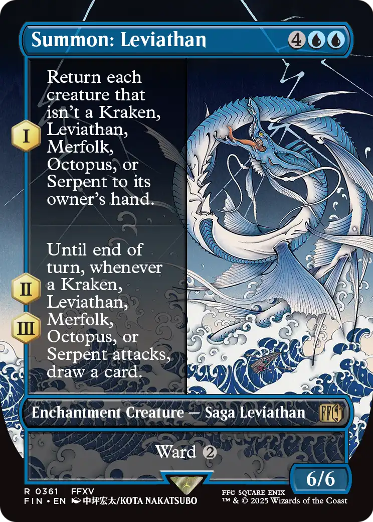 Summon: Leviathan (Borderless) (361) [FINAL FANTASY]  Foil