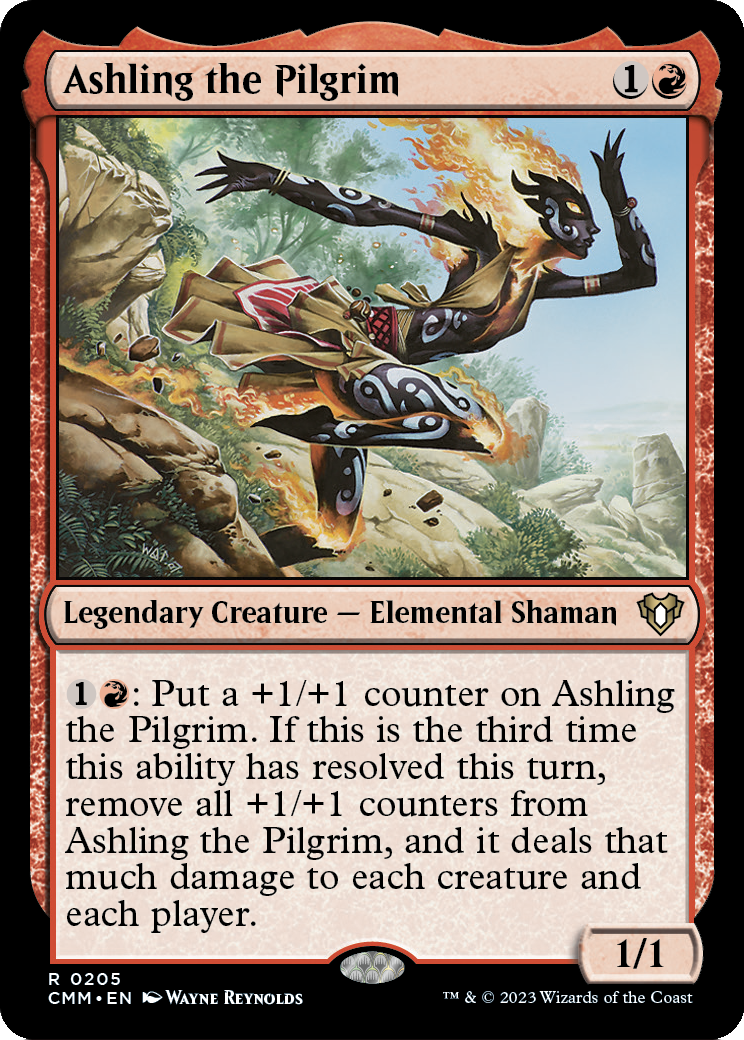Ashling the Pilgrim [Commander Masters] Foil
