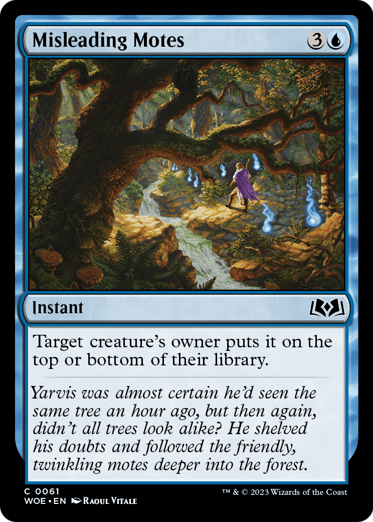 Misleading Motes [Wilds of Eldraine] Foil