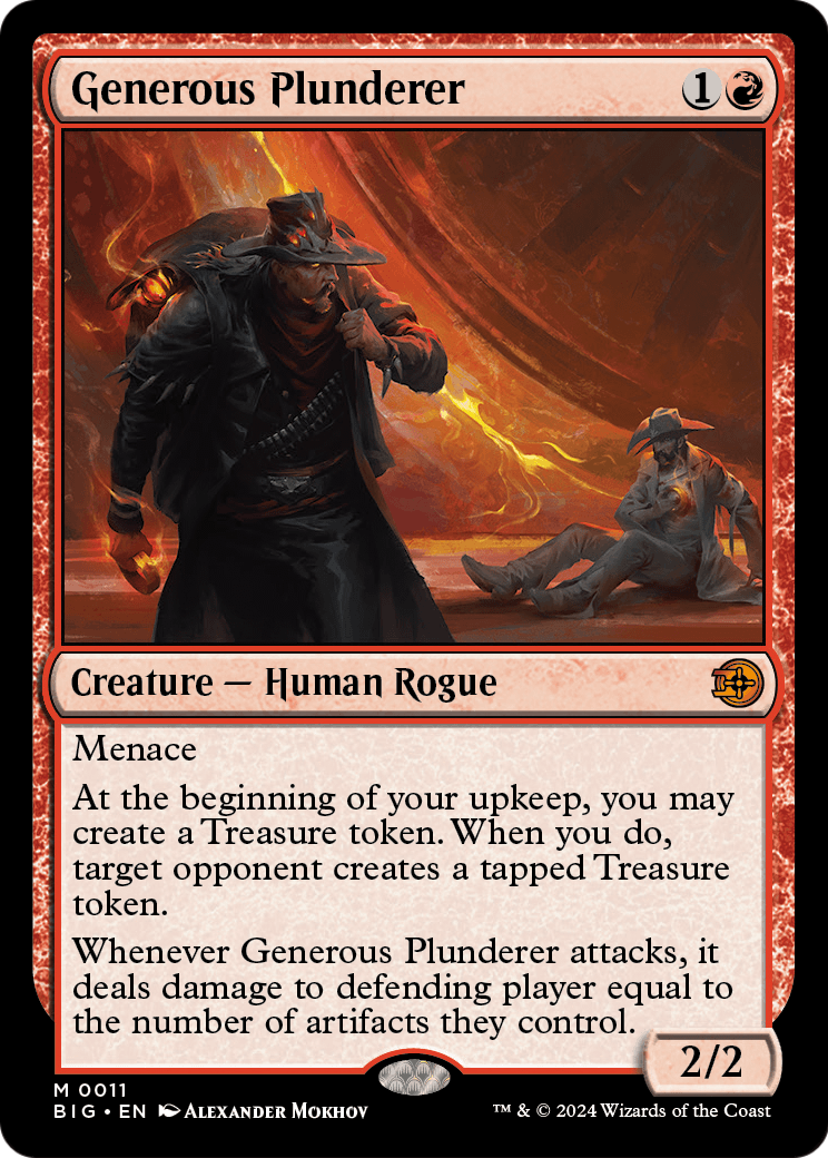 Generous Plunderer [Outlaws of Thunder Junction: The Big Score] Foil