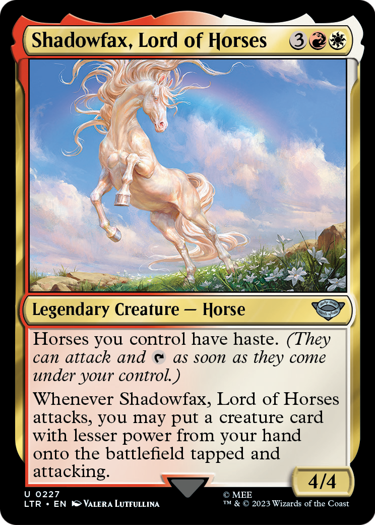Shadowfax, Lord of Horses [The Lord of the Rings: Tales of Middle-Earth] Foil