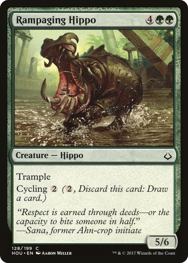 Rampaging Hippo [Hour of Devastation] Foil