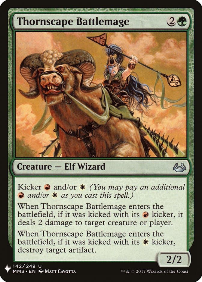 Thornscape Battlemage |  (MM3-142) [The List]