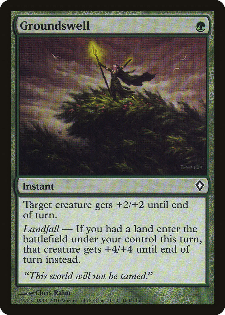 Groundswell [Worldwake] Foil