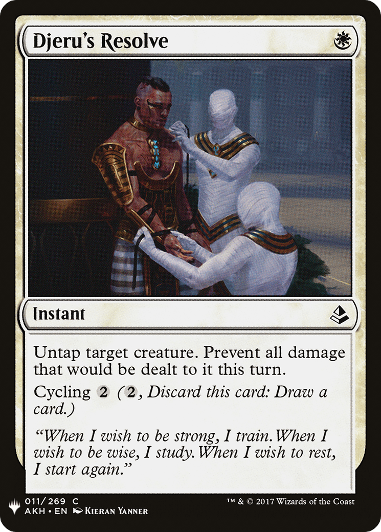 Djeru's Resolve |  (AKH-11) [The List]