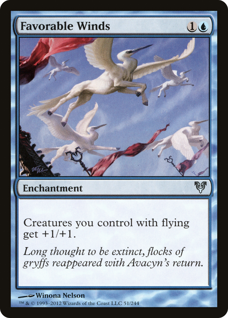 Favorable Winds [Avacyn Restored] Foil
