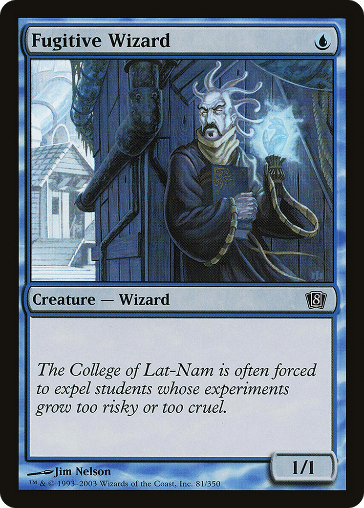 Fugitive Wizard [Eighth Edition] Foil