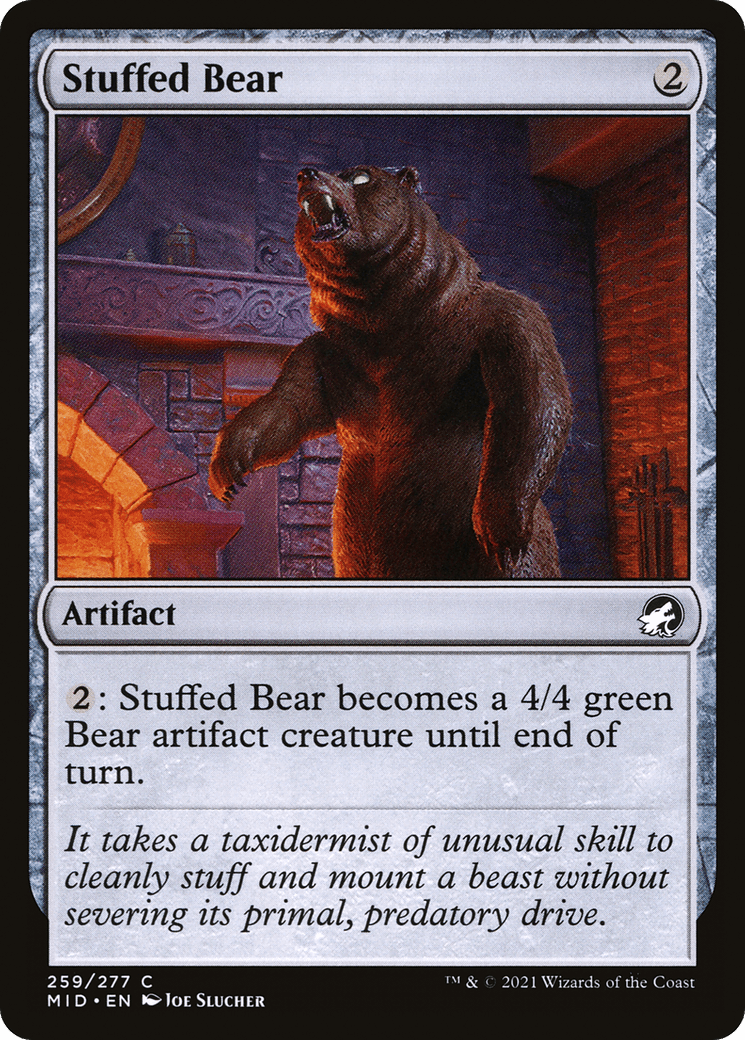 Stuffed Bear [Innistrad: Midnight Hunt] Foil