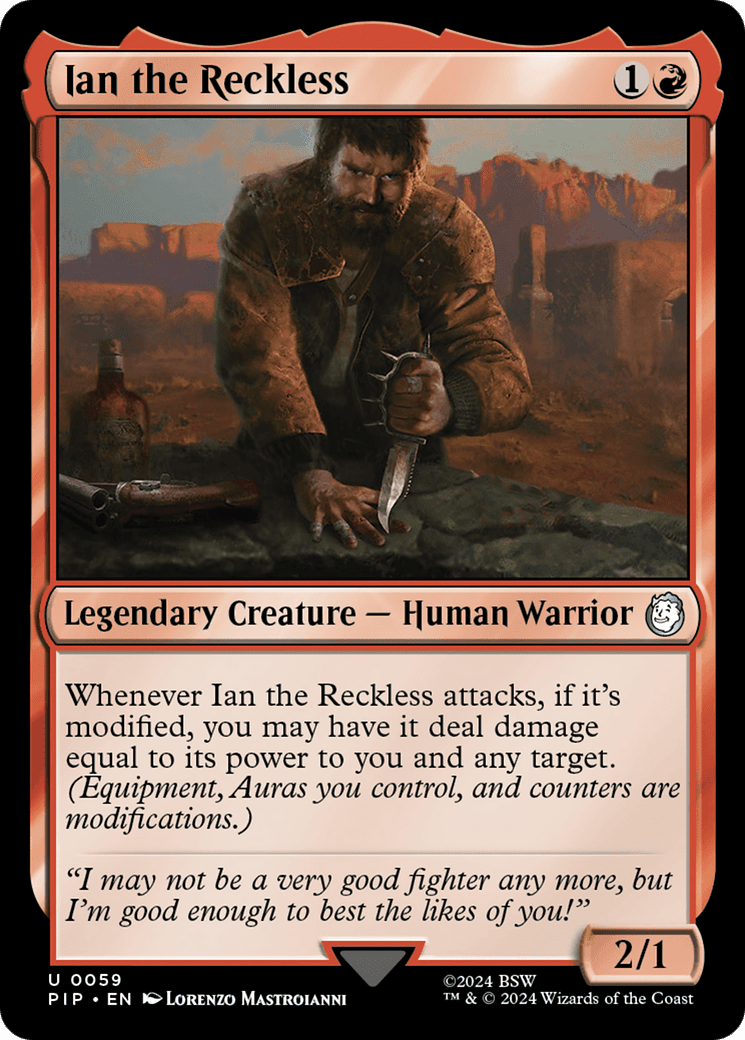 Ian the Reckless [Fallout] Foil