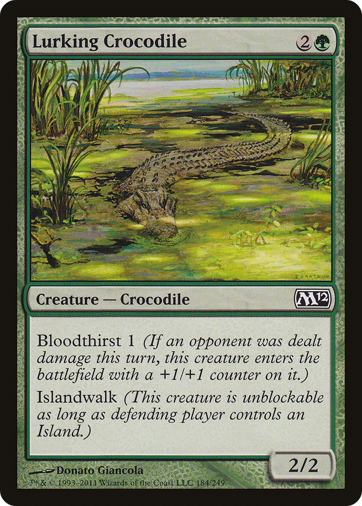 Lurking Crocodile [Magic 2012] Foil
