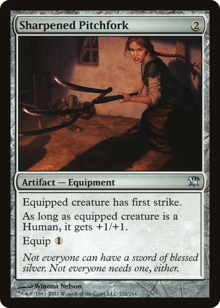 Sharpened Pitchfork [Innistrad] Foil
